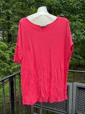 Emma's Closet Relaxed Fit Women’s Top in Coral Pink sz S